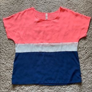 Colorblock Blouse